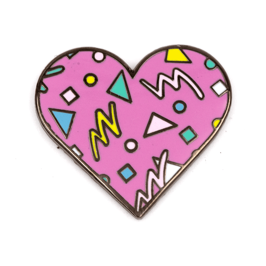 90s Heart Enamel Pin