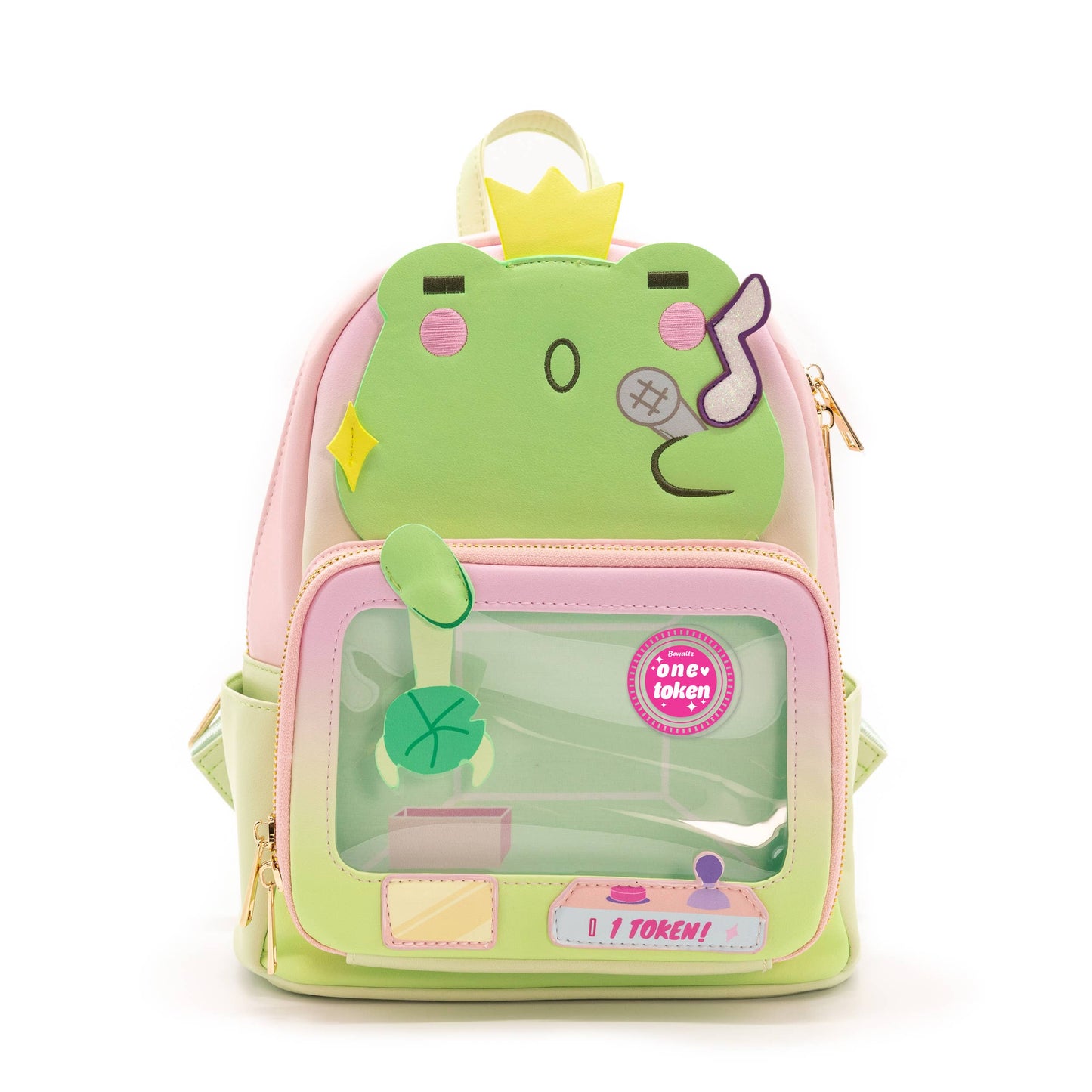 Claw Machine Pin Collector Backpack - Singing Frog