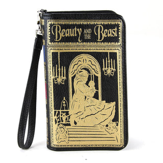 Beauty and the Beast Book Wallet in Vinyl: BLACK