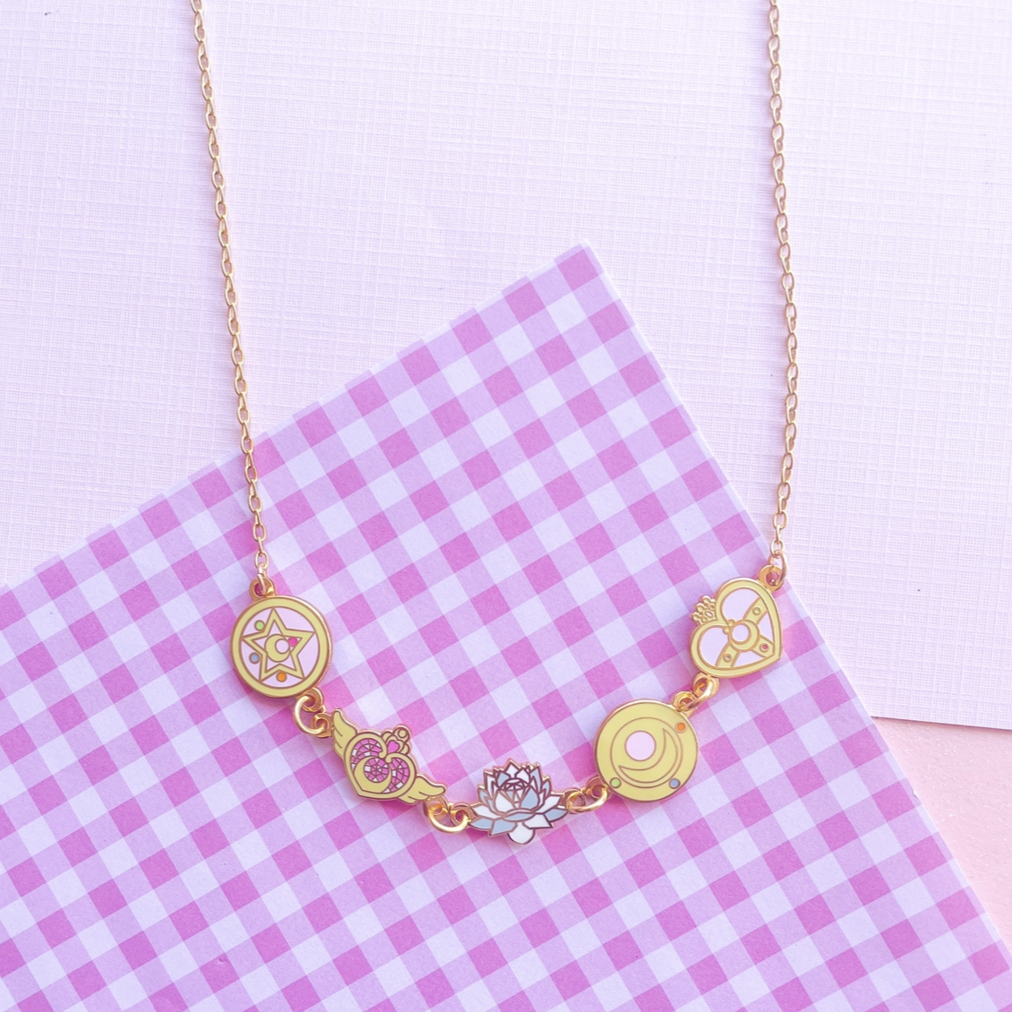 Moon Compacts Necklace