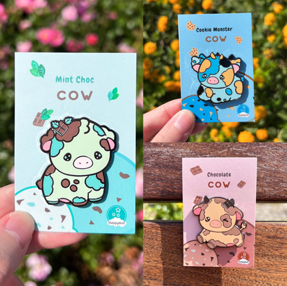 Ice Cream Cow Mystery Pin Bag
