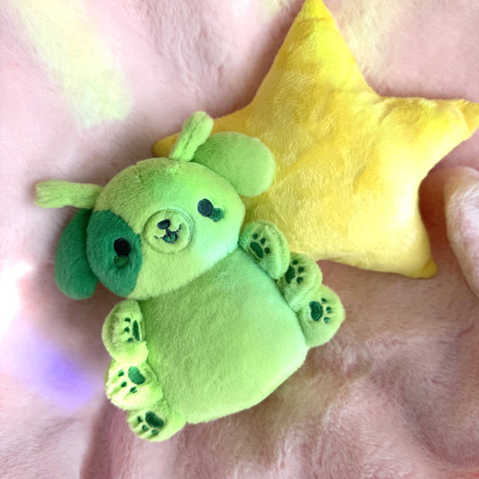Alien Dog Nugget Keychain Plushie