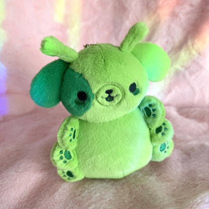Alien Dog Nugget Keychain Plushie