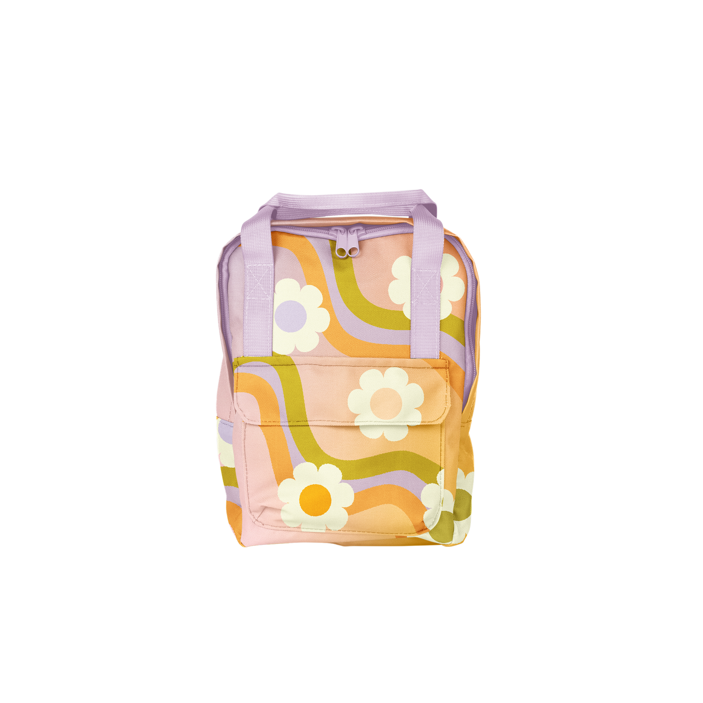 Mini Backpack: Wavy Daisy