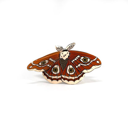 Lunar Moth Hair Claw Clip, Witchy, Celestial, Nature inspire