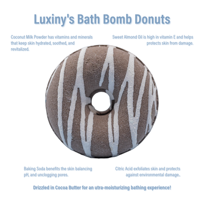 Hazelnut Cappuccino Donut Bath Bomb