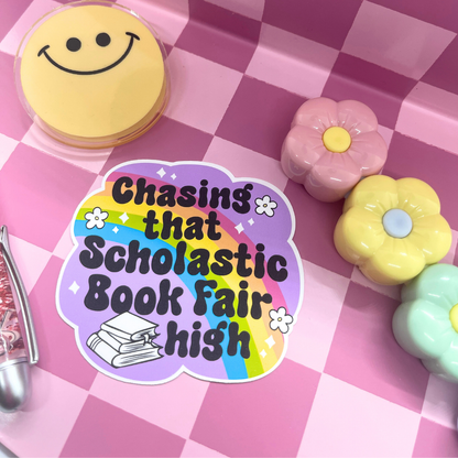 Chasing Scholastic Book Fair| Sticker Die Cut: Bundled