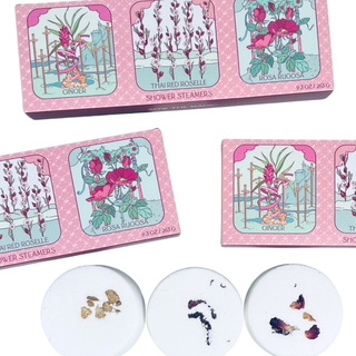 Floral Tarot Shower Steamer Trio With Botanicals