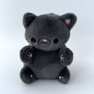 Black Cat Nugget Keychain Plushie