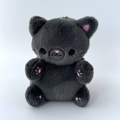 Black Cat Nugget Keychain Plushie