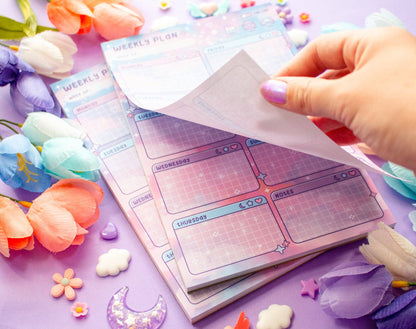Game Time Weekly Planner Pad