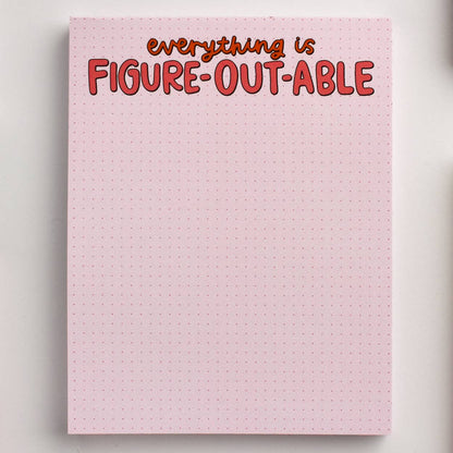 Figure Out Able Notepad | Inspirational Stationery