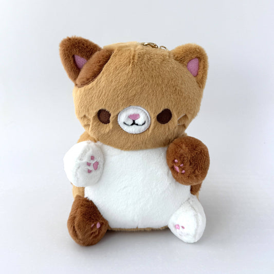 Calico Cat Nugget Keychain Plushie