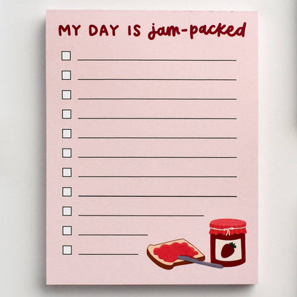 Jam Packed Notepad | Strawberry Stationery