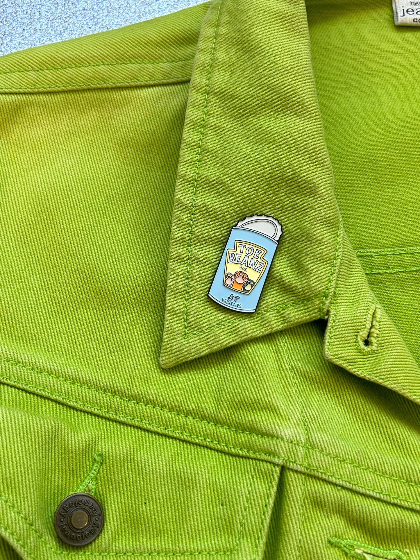 Toe Beans Enamel Pin