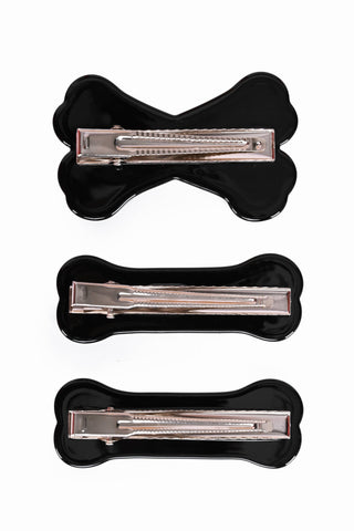 3 Piece Bone Hair Clip Set
