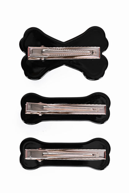 3 Piece Bone Hair Clip Set