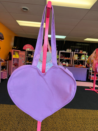 Lilac-Pink Heart Bag