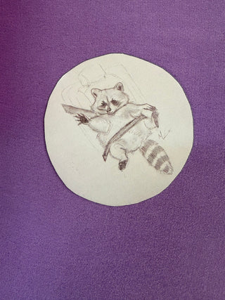 Max’s Raccoon Sticker