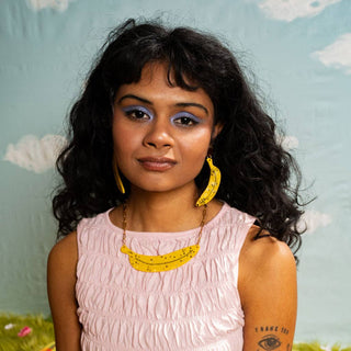 Ripe Banana Statement Necklace