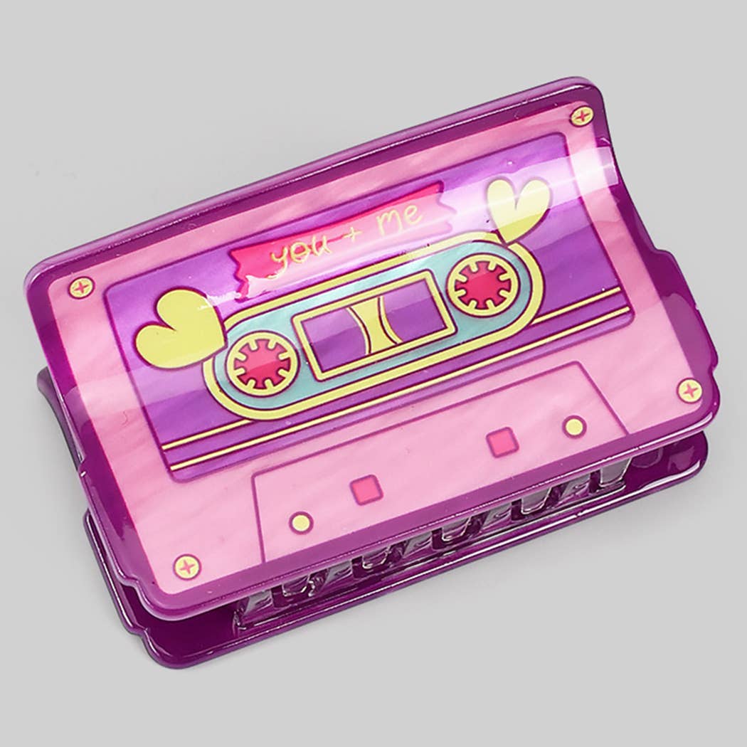 MIXTAPE CASSETTE HAIR CLIP