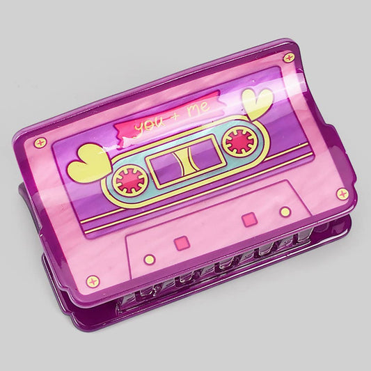 MIXTAPE CASSETTE HAIR CLIP
