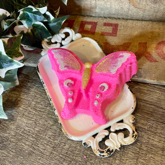 Pink Butterfly Bath Bomb