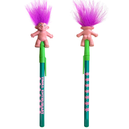 Troll Enthusiast Topper Retro 90s Figurine Ballpoint Pen