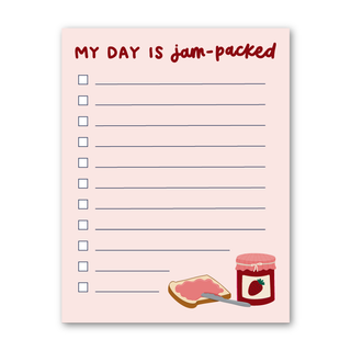 Jam Packed Notepad | Strawberry Stationery