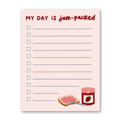 Jam Packed Notepad | Strawberry Stationery