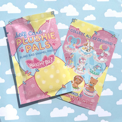 Self Care Plushie Pals Blind Bag Enamel Pins