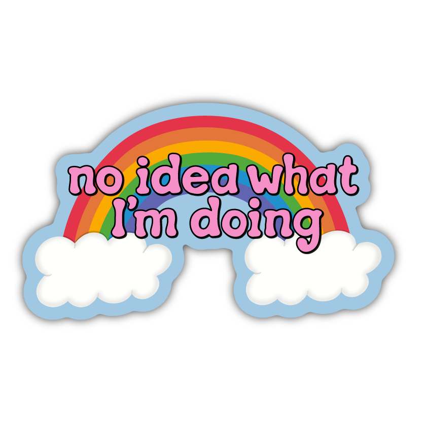 No Idea What I’m Doing Flat Fridge Magnet