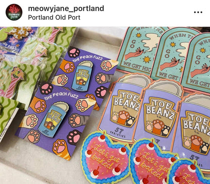 Toe Beans Sticker
