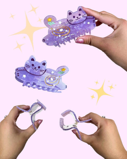 Galaxy Cat Hair Clip