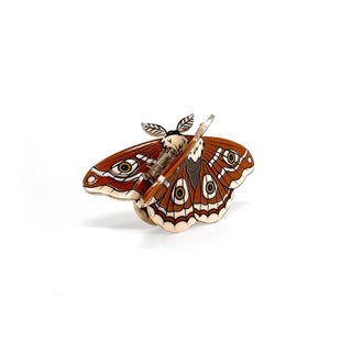 Lunar Moth Hair Claw Clip, Witchy, Celestial, Nature inspire