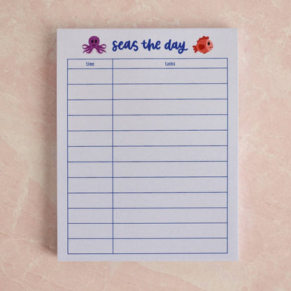 Seas The Day Notepad | Ocean Stationery
