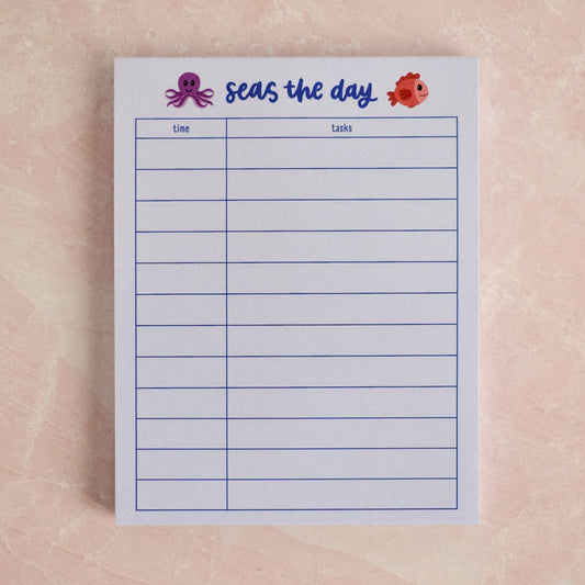 Seas The Day Notepad | Ocean Stationery