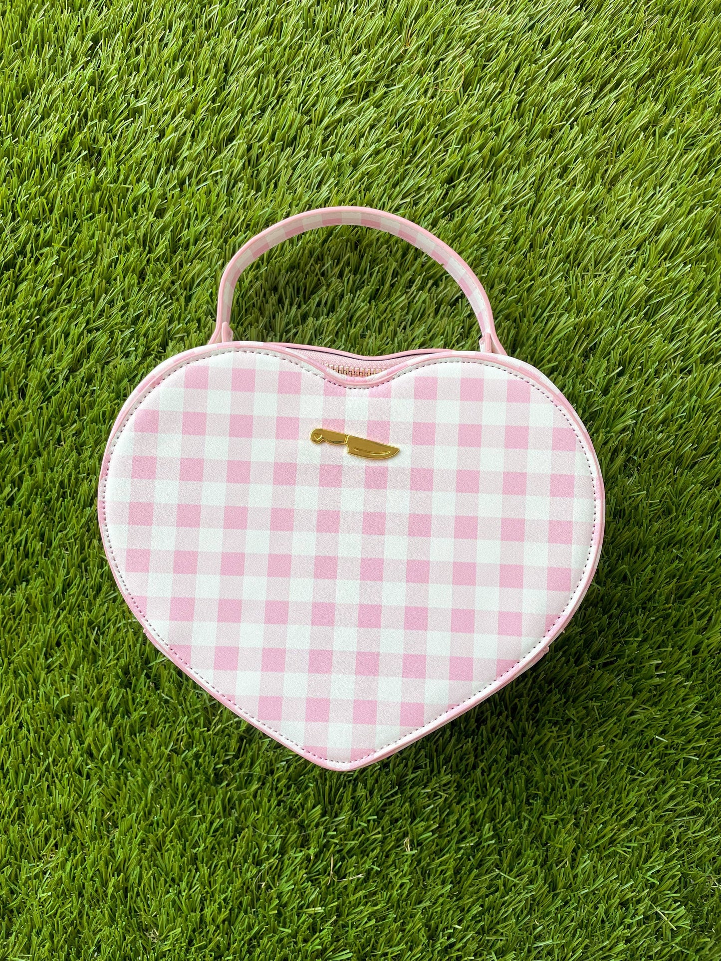 Pink Picnic Heart Bag