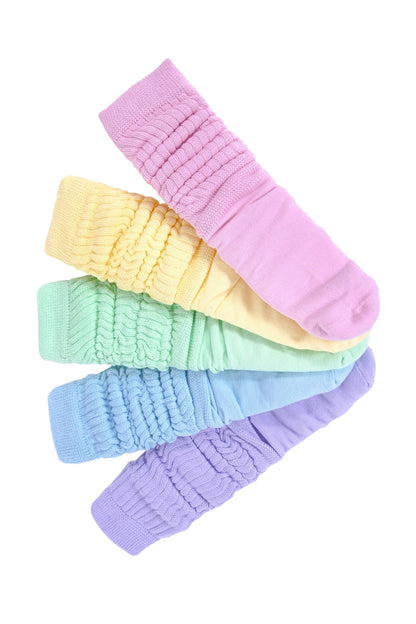 Rainbow Scrunch Socks Multi-Pack