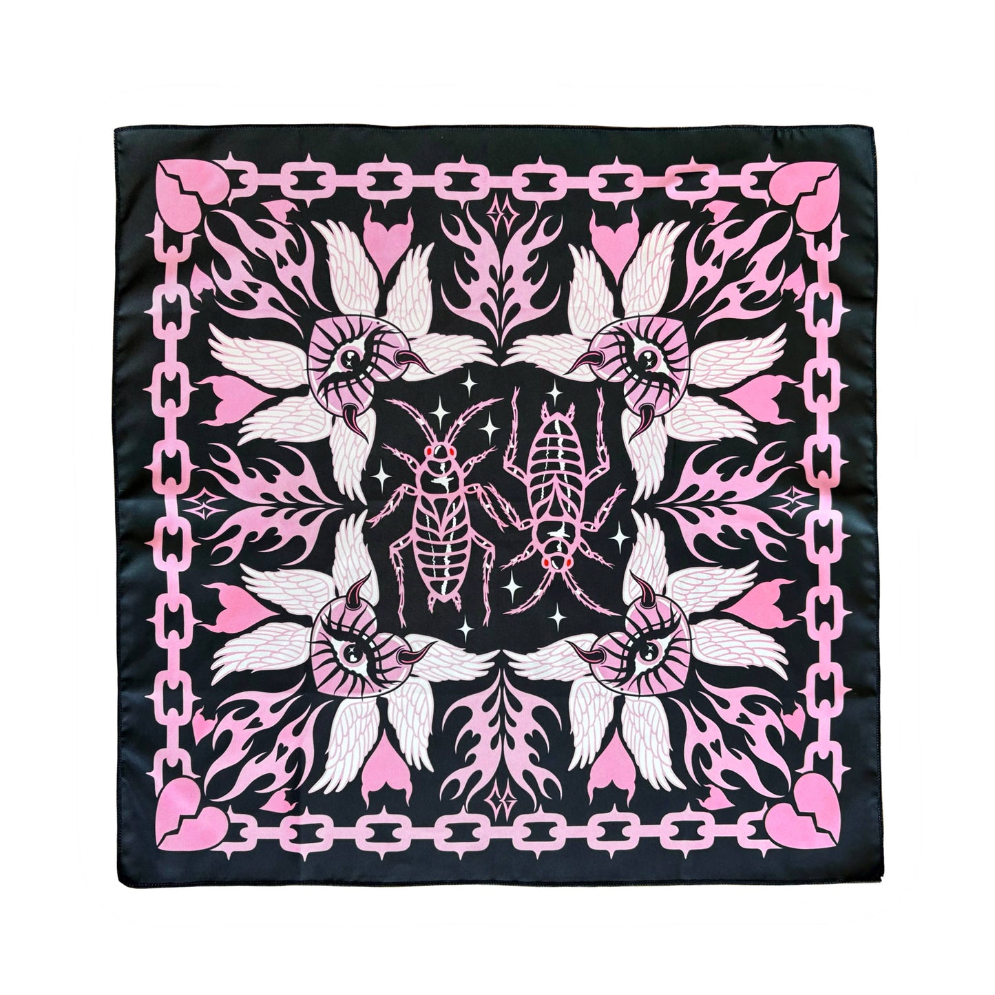 Creepy Gals Black Bandana