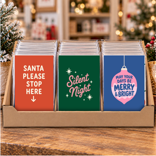 Santa Please Stop Here - Christmas Wall Art Print | 5x7