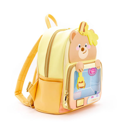 Claw Machine Pin Collector Backpack - Sweet Honey Bear