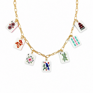 Mahjong Multi Tile Charm Necklace
