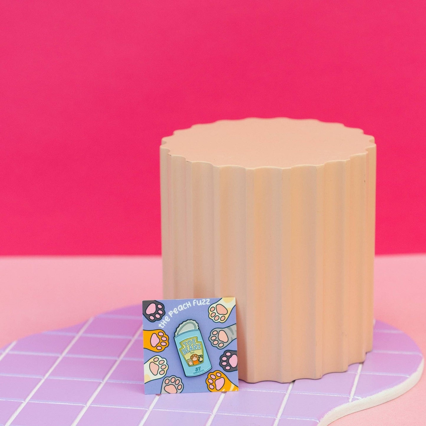 Toe Beans Enamel Pin