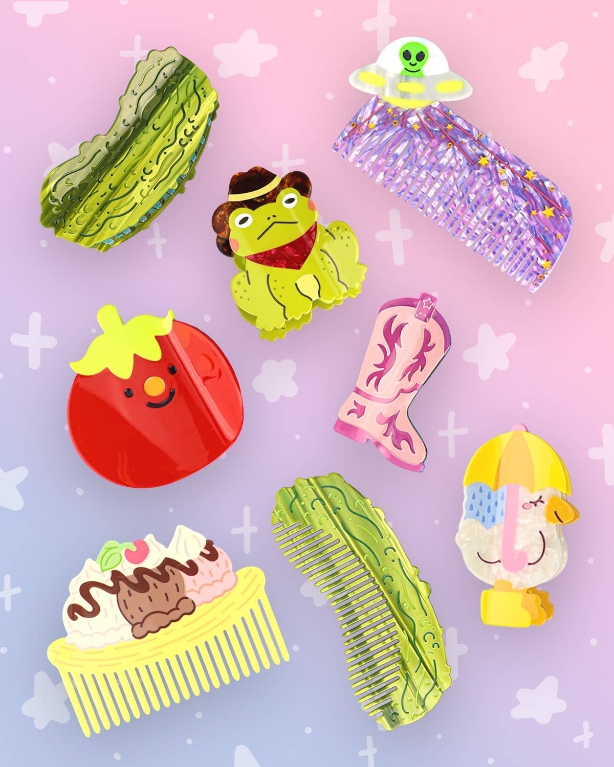 Pickle Claw Hair Claw