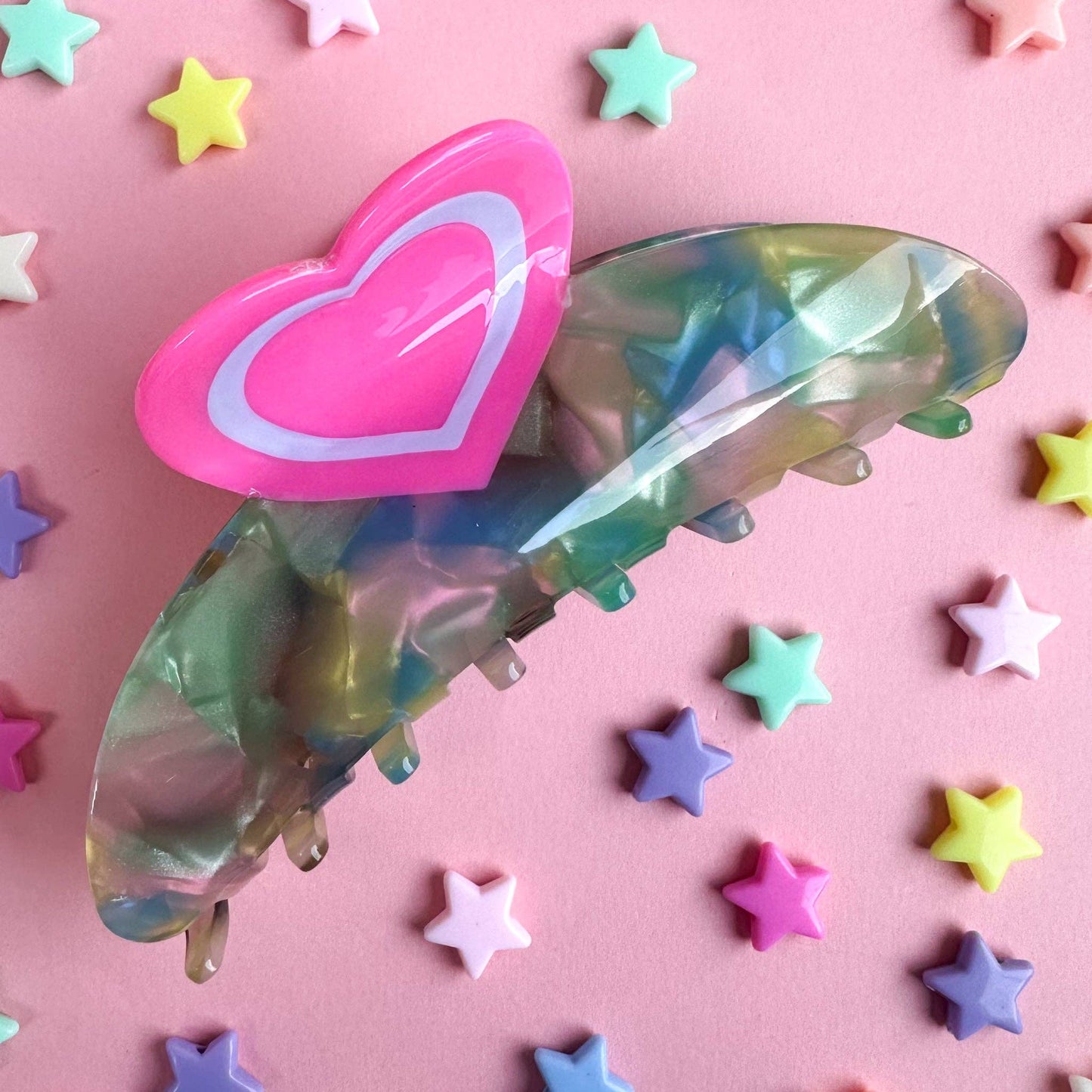 Big Heart Claw Clip