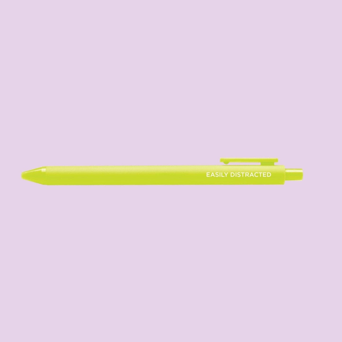 Easily distracted jotter gel pen