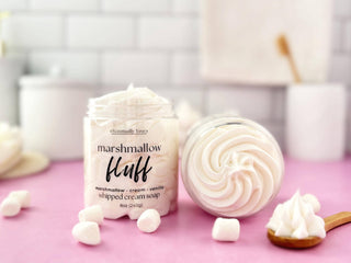 Marshmallow Fluff Whipped Soap & Foaming Sugar Scrub
