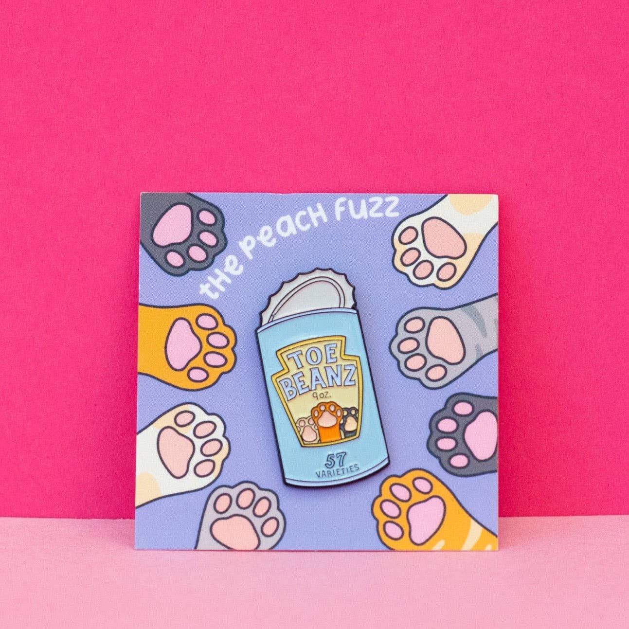 Toe Beans Enamel Pin