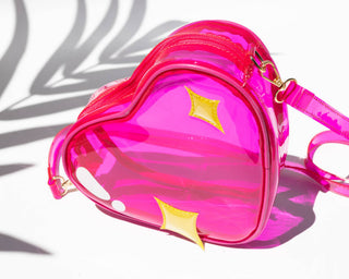 Jelly Handbag - Sparkly Heart 💖